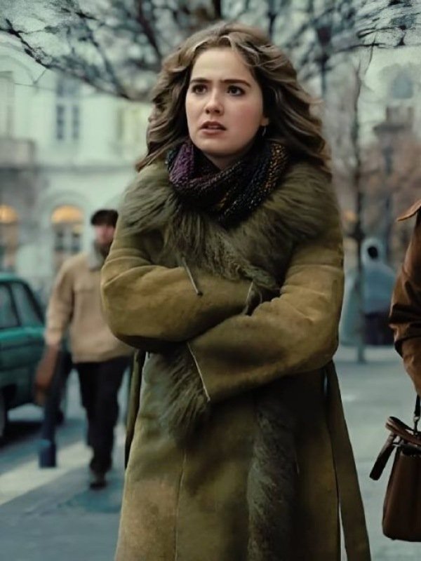 2026 Ponies Haley Lu Richardson Fur Trim Suede Coat