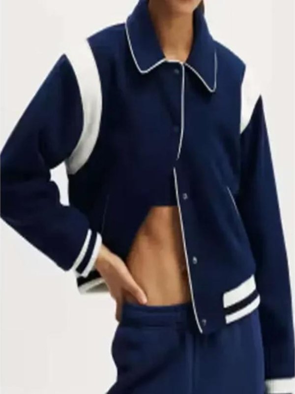 2026 The Burbs Keke Palmer Bomber Jacket-Blue