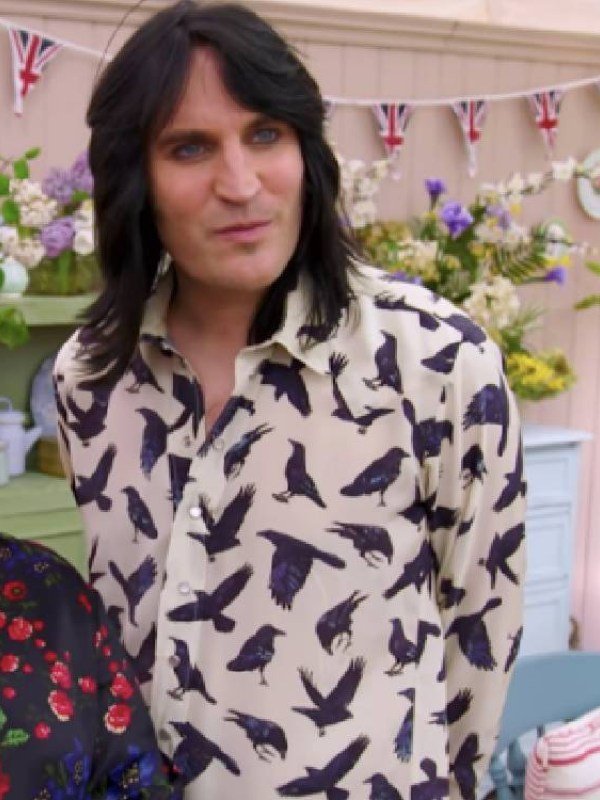 Bake Off Noel Fielding Bird Printed Shirt