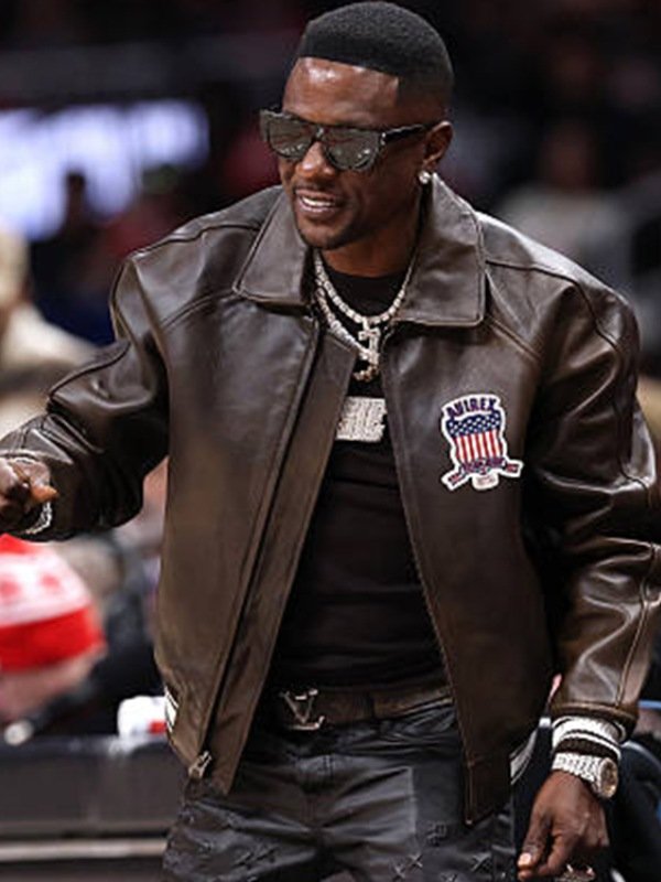 Boosie Badazz Chicago Bulls v Atlanta Hawks Leather Jacket