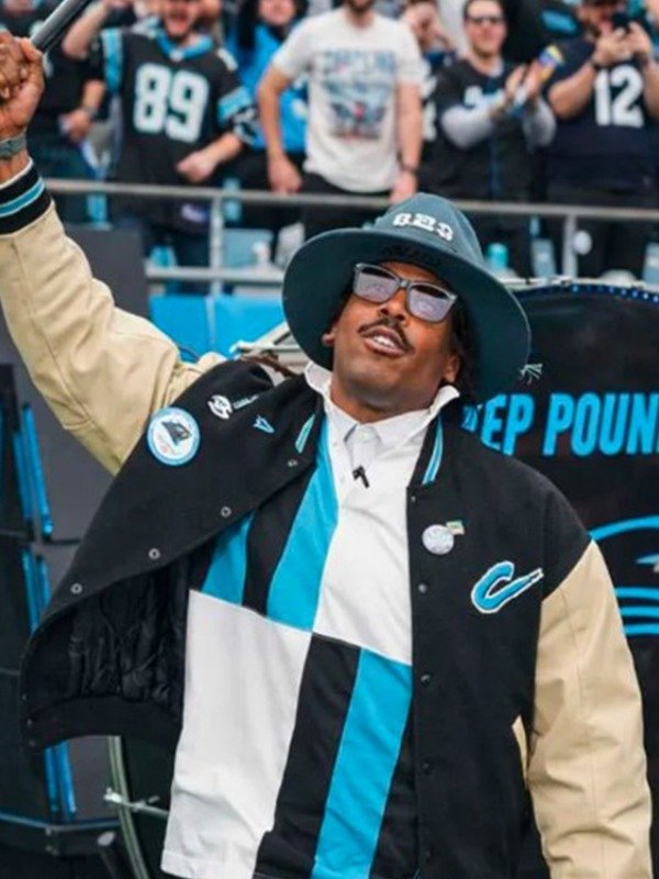 Carolina Panthers Cam Newton Letterman Jacket