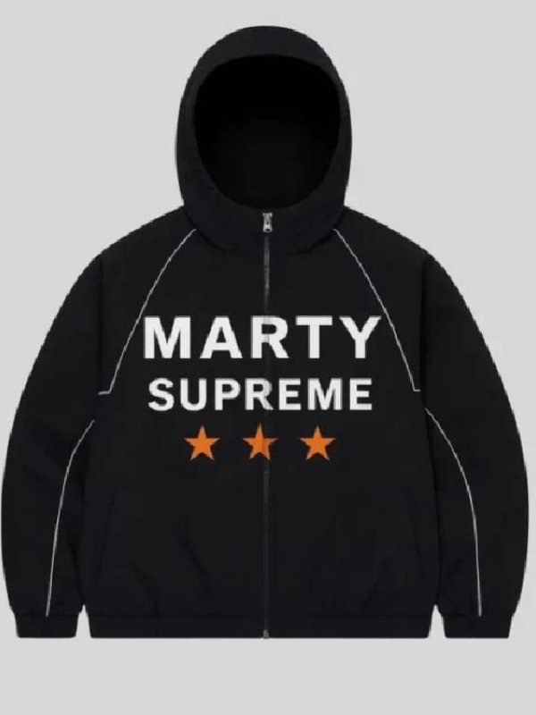 Doni Nahmias Marty Supreme Black Zip-Up Jacket