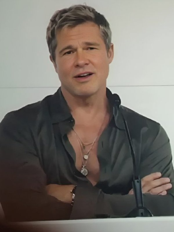 F1 The Movie Brad Pitt Silk Shirt