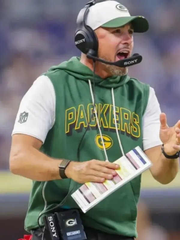 Green Bay Packers Sideline Sleeveless Pullover Hoodie