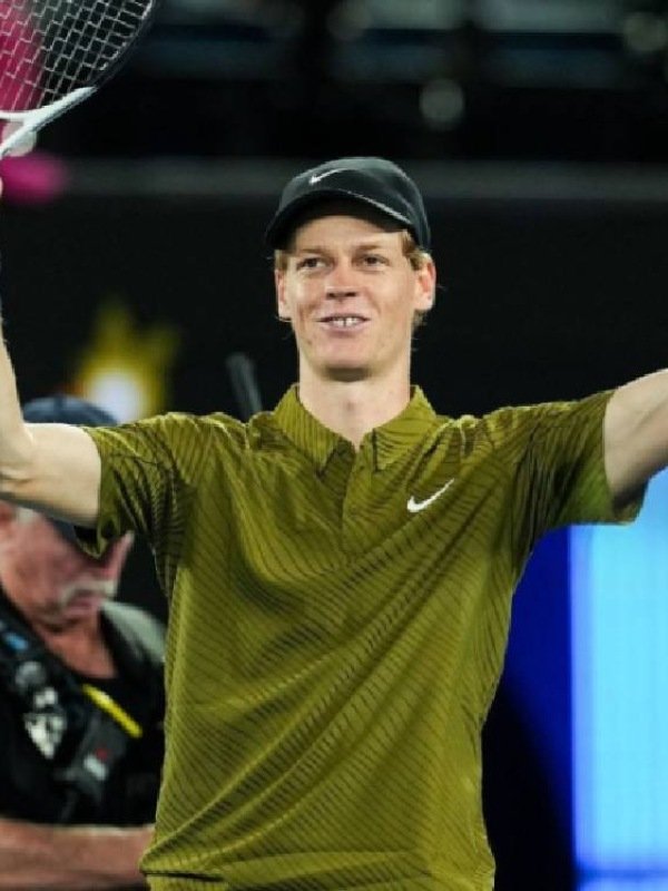 Jannik Sinner Australian Open 2026 Texture T-Shirt