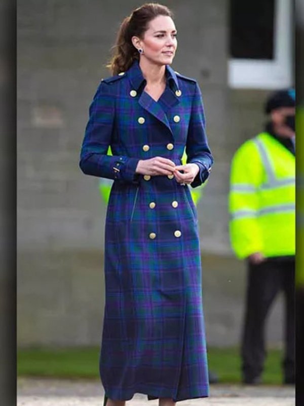 Kate Middleton Holland Cooper Tartan Coat