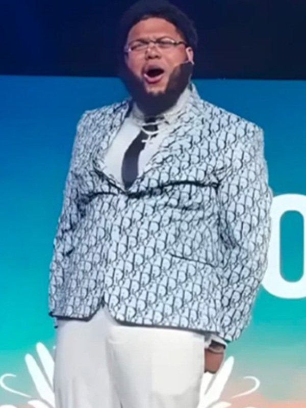 Michael Todd Christian Dior Printed Blazer