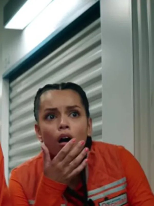 Naomi Williams Cold Storage 2026 Georgina Campbell Quilted Vest - Orange