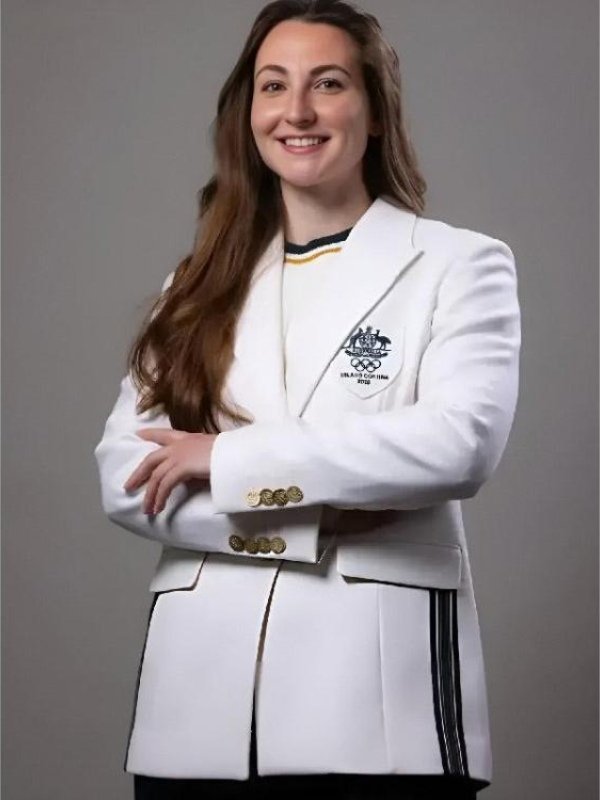 Olympics 2026 Australia Milano Cortina White Blazer - Unisex