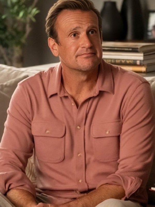 S3 Shrinking Jason Segal Pink Sweater Shirt