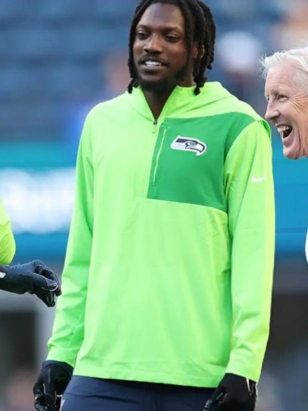Seattle Seahawks Half-Zip Hooded Jacket