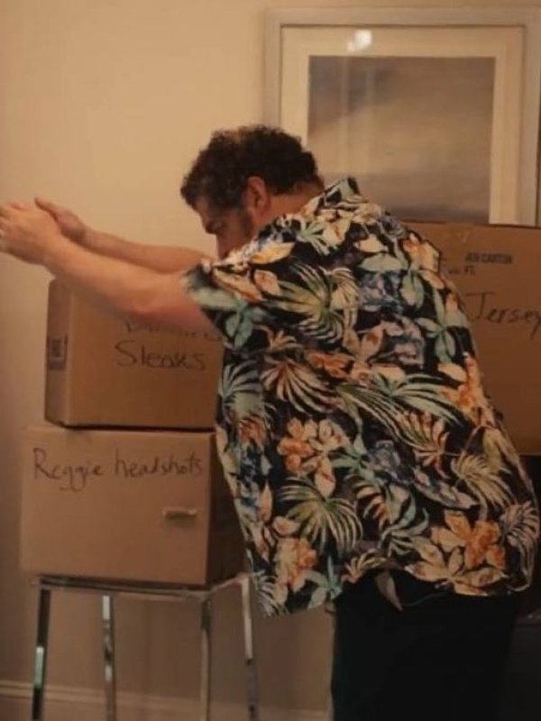 Shop The Fall and Rise of Reggie Dinkins Bobby Moynihan Printed Shirt