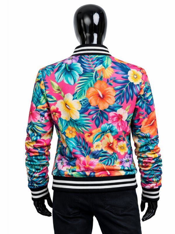 Stylish-Printed-Bomber-Jacket-for-Womens-Back-View