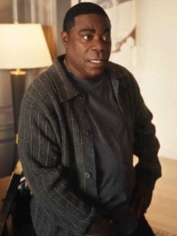 The Fall and Rise of Reggie Dinkins Tracy Morgan Stripe Cardigan