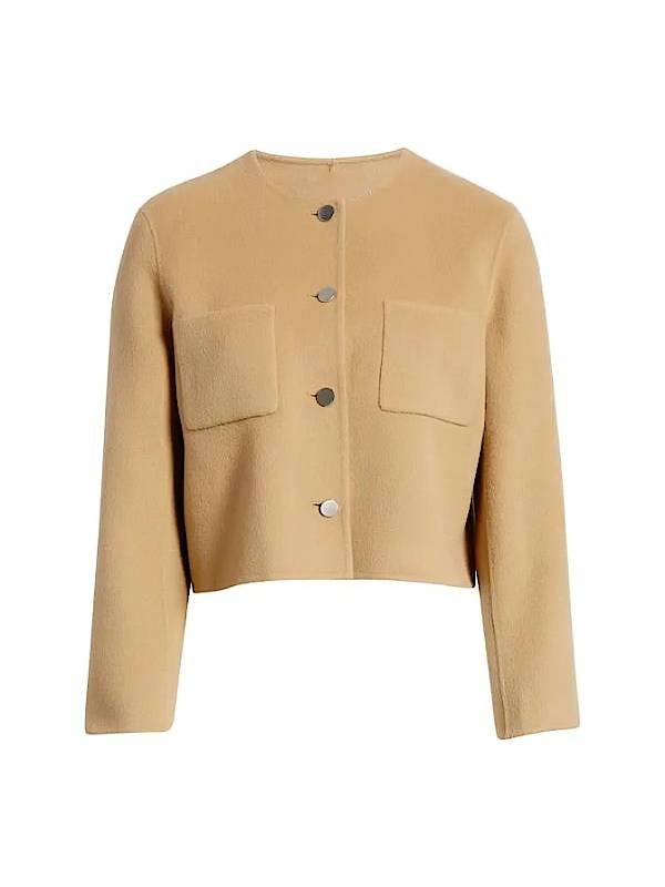 The Five 2026 Dana Perino Crop Camel Jacket