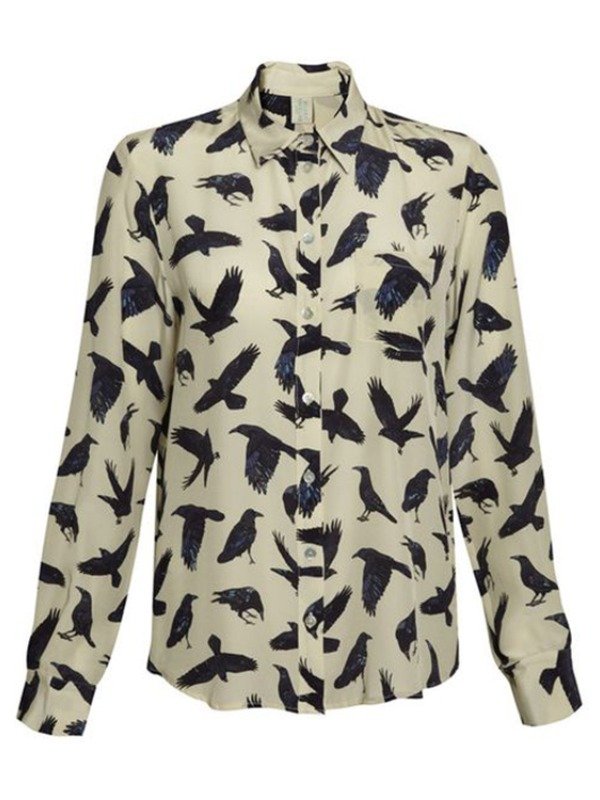 The Great British Bake Off Noel Fielding Bird Printed Shirt