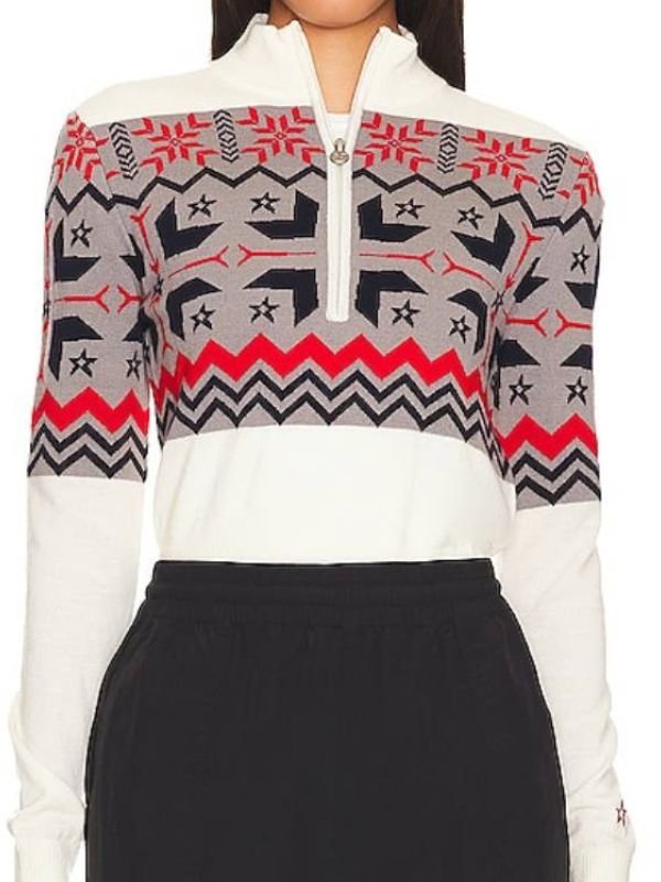 The Young and the Restless Abby Newman White Zip Sweater