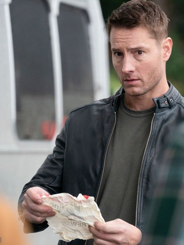 Tracker Season01 2024 Colter Shaw Black Leather Jacket