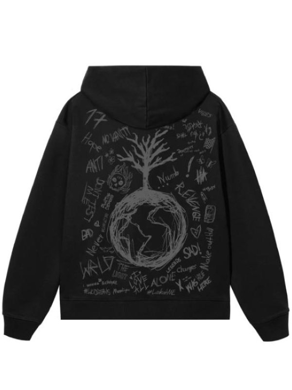 Xxx tentacion Heart Black Hoodie