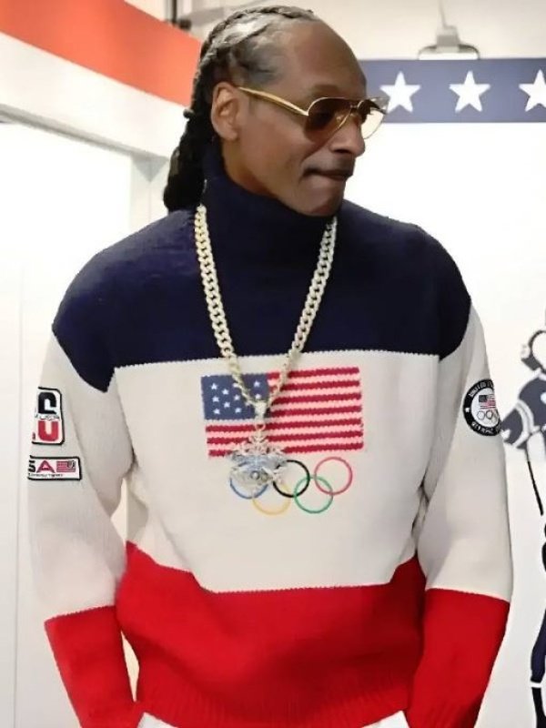 2026 Milano Cortina Olympics Snoop Dogg Multicolor Sweater