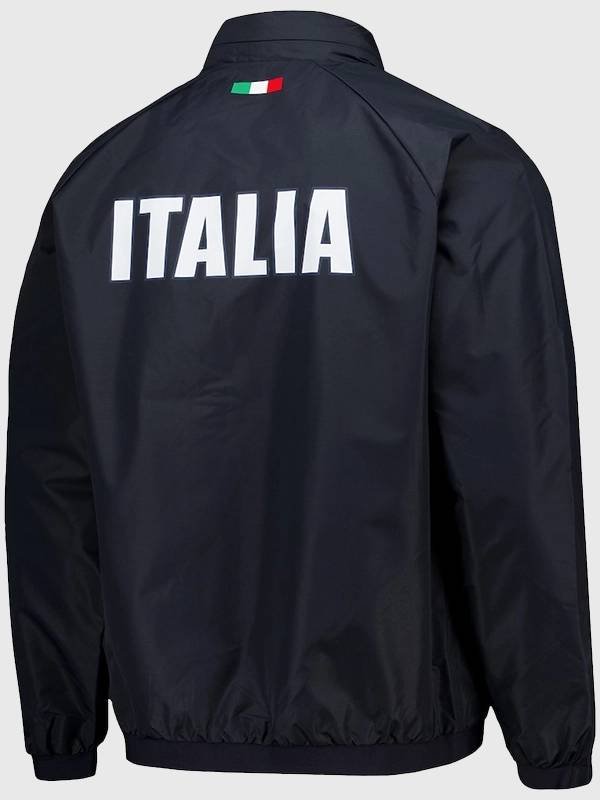 2026 Milano Cortina Winter Olympics Team Italy EA7 Emporio Armani Tech Jacket – Navy