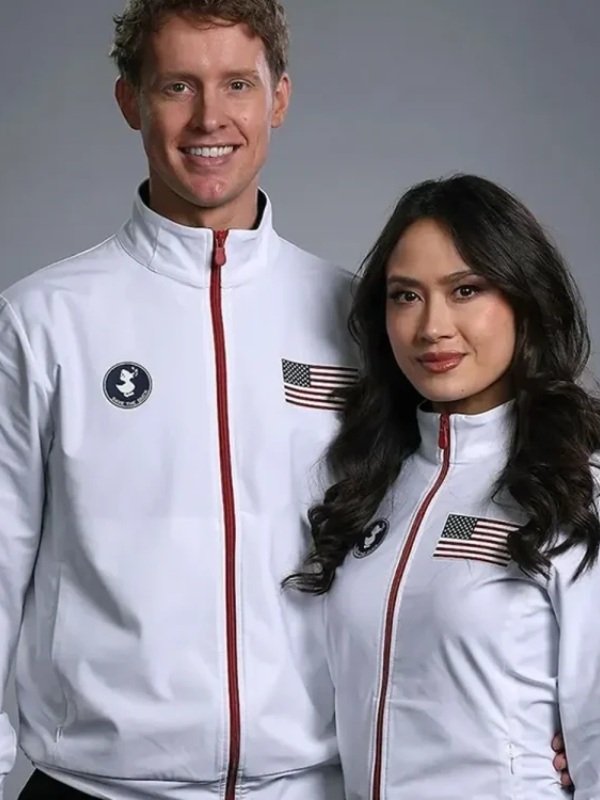 2026 Save The Duck Winter Olympics Team White USA Jacket