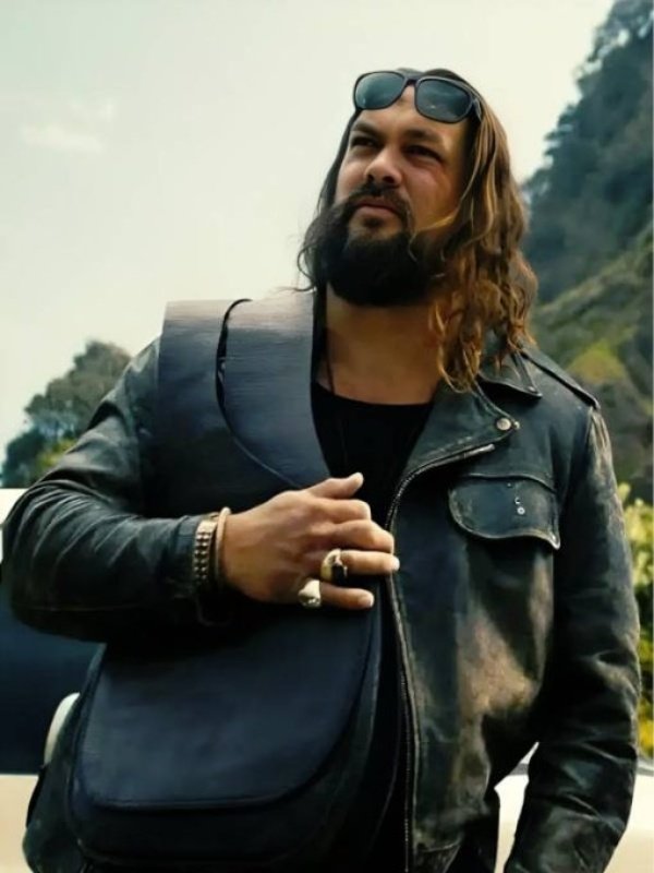 2026 The Wrecking Crew Jason Momoa Leather Jacket