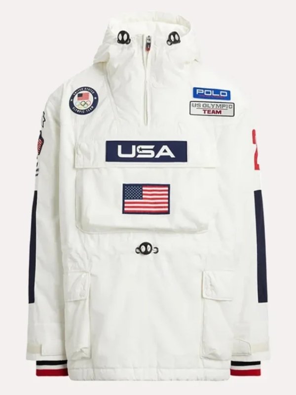 2026 Winter Olympics Team USA Anorak White Jacket