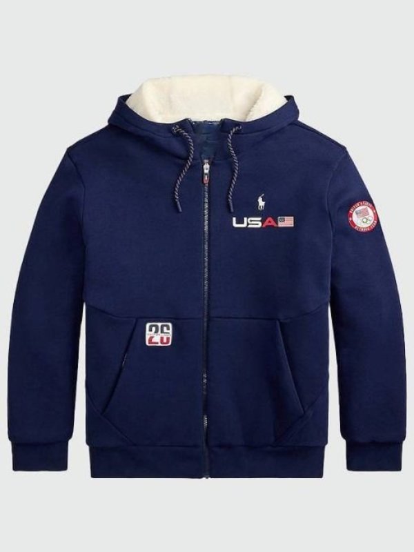 2026 Winter Olympics Team USA Blue Hoodie
