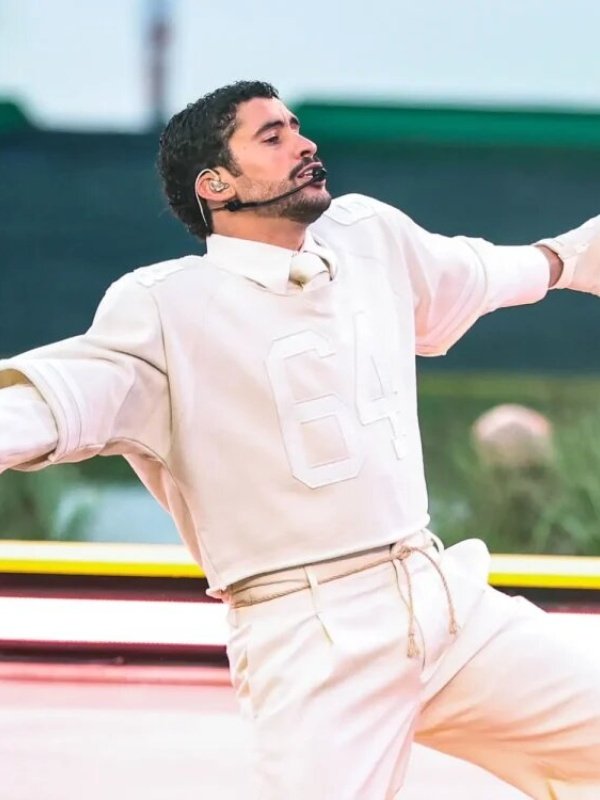 Bad Bunny Ocasio 64 Jersey-Cream