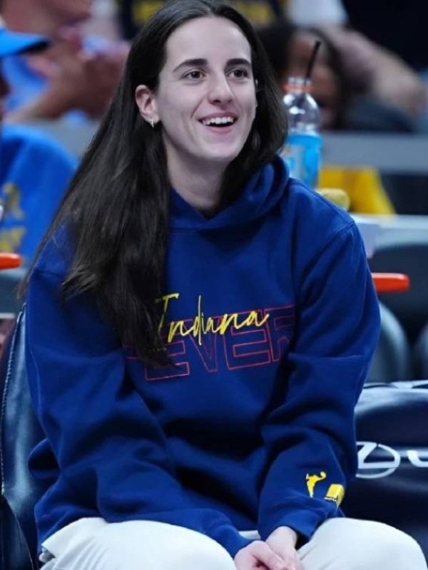 Caitlin Clark Indiana Fever Blue Pullover Hoodie