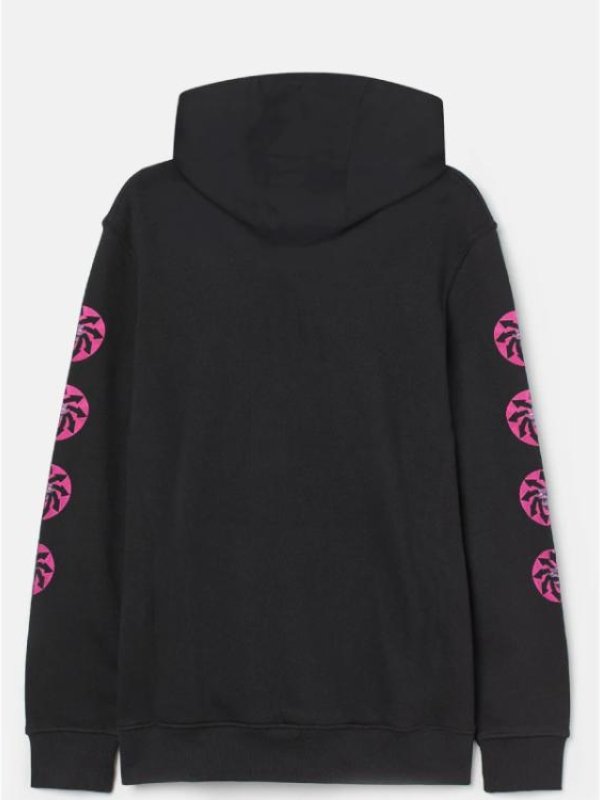 Recreated – Repeat Pazuzu Zipper Black Gorilaz Printed Hoodie