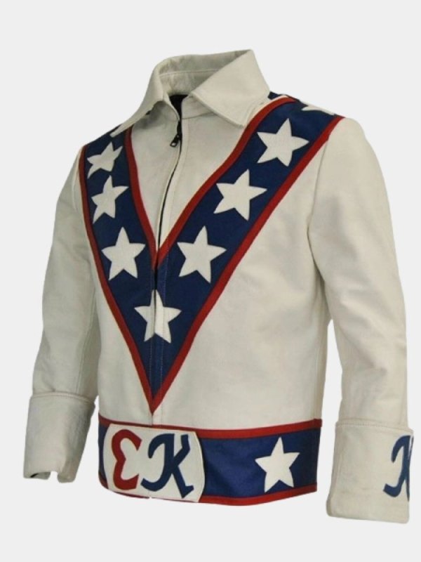 Robert Craig Evel Knievel Daredevil Stuntman Biker Leather Jacket
