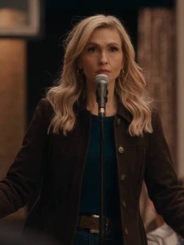 S01 Stumble Courteney Potter Brown Car Coat