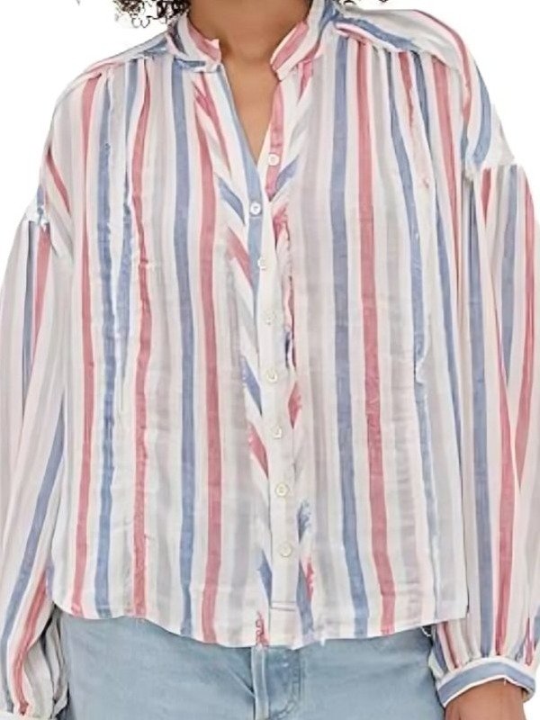 Season01 Its Not Like That Leven Miranda Striped Blouse