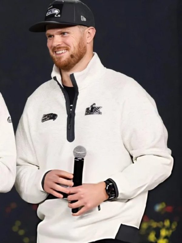 Seattle Seahawks Super Bowl LX Opening Night Half-Zip Sweatshirt