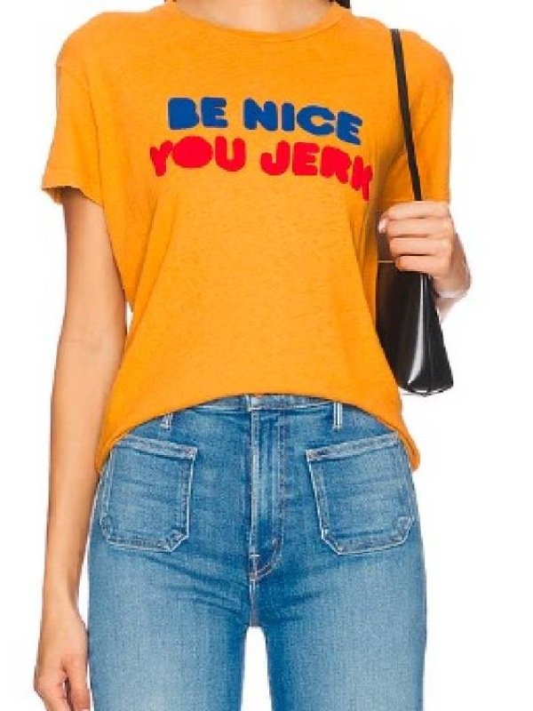 Shrinking Season03 Christa Miller Be Nice You Jerk Tee