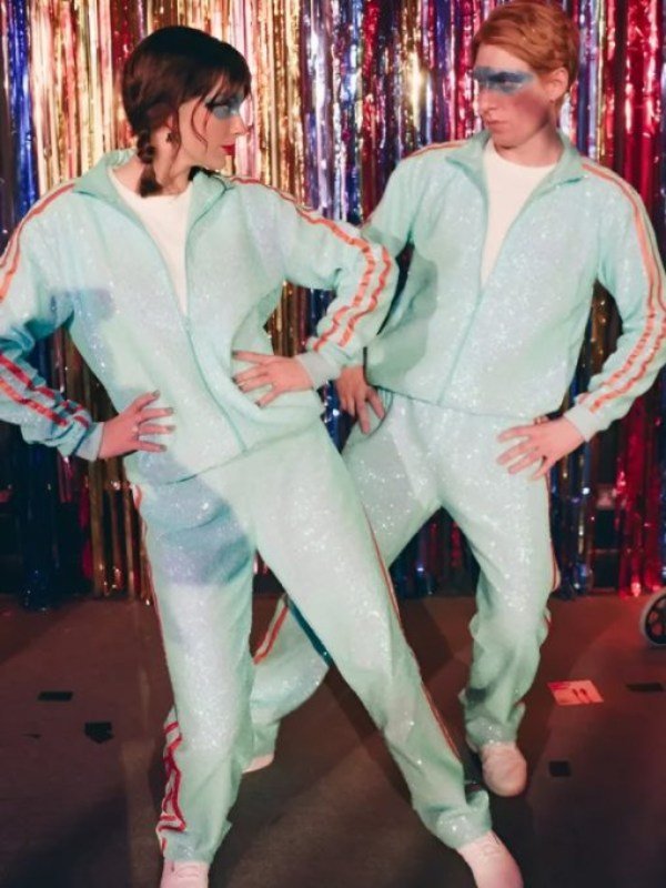 Taylor Swift Opalite Mint Sequin Tracksuit-Green