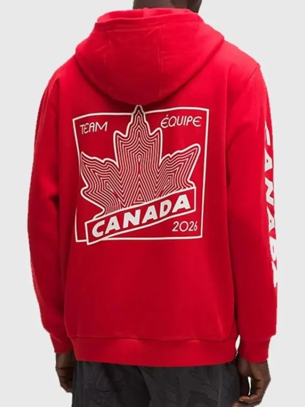 Winter Olympics 2026 Team Canada Red Hoodie-Recreation