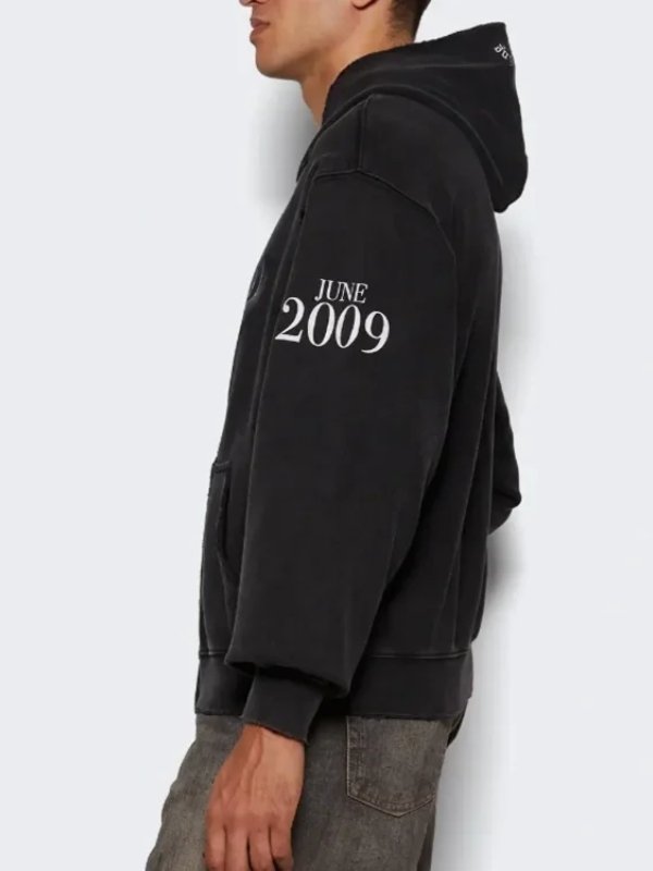 2008 Global Financial Crisis Zip-up Hoodie-Black