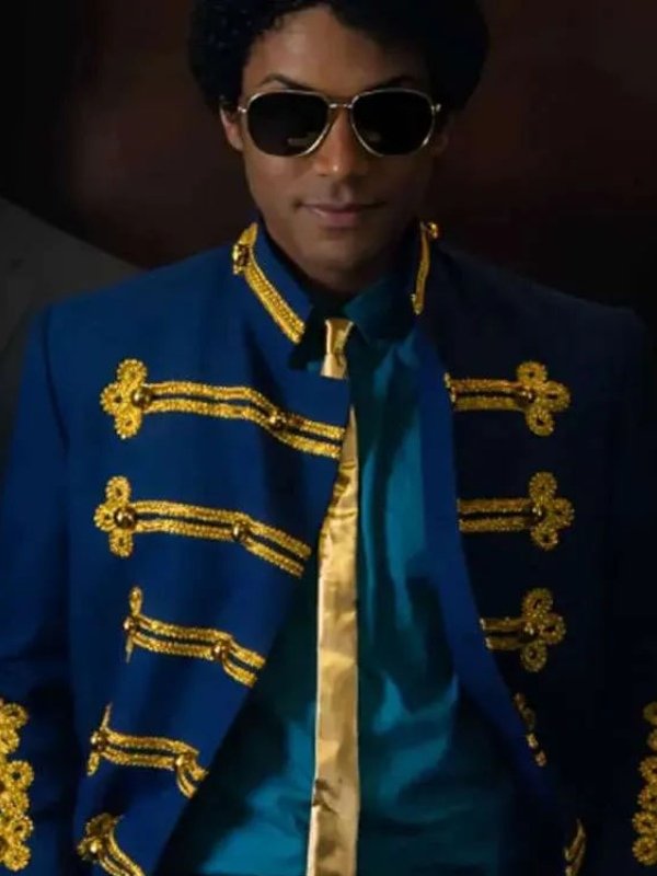 2026 Michael Jaafar Jackson Blue Jacket