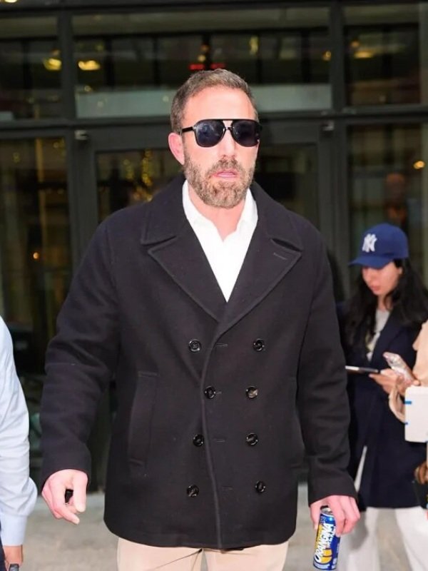2026 NYC Ben Affleck Peacoat