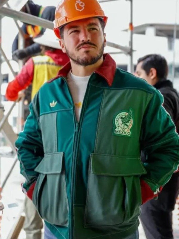 2026 The Mexico Adidas Mexico Work Green Jacket