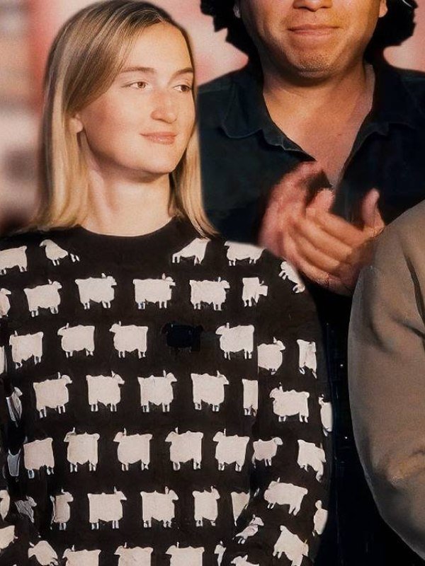 Abolish Everything S2 Brown Sheep Printed Sweater