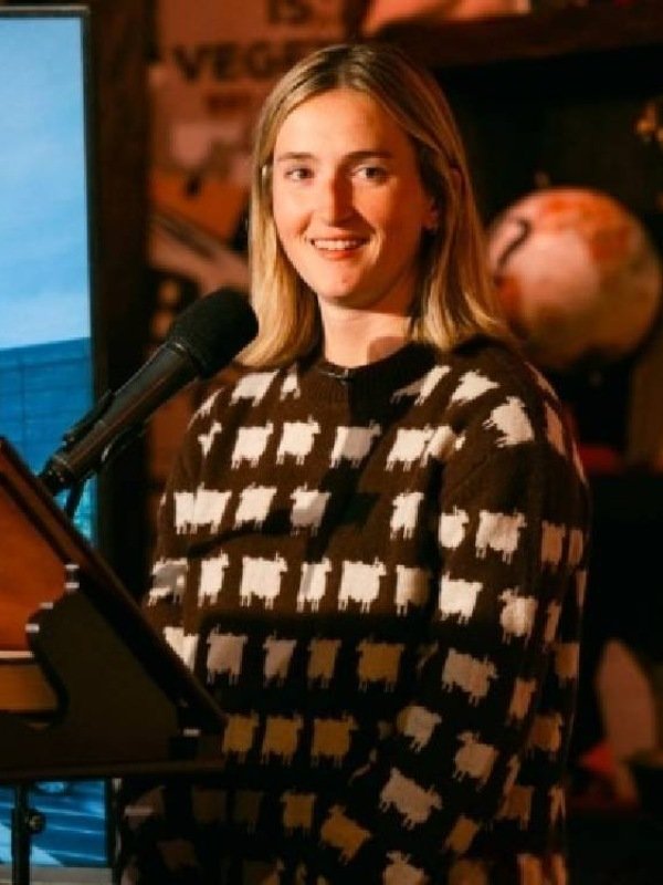 Abolish Everything Season2 Brown Sheep Printed Sweater