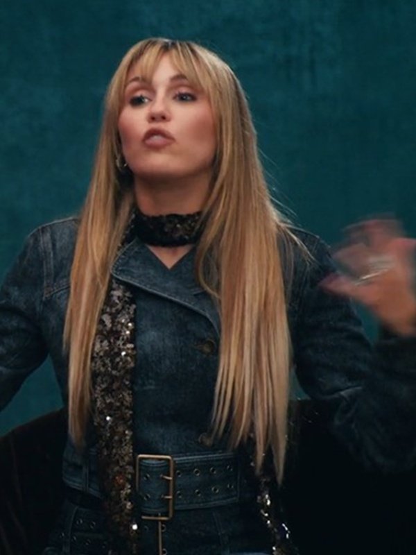 Hannah Montana 20th Anniversary Special Miley Cyrus Denim Jacket-Blue