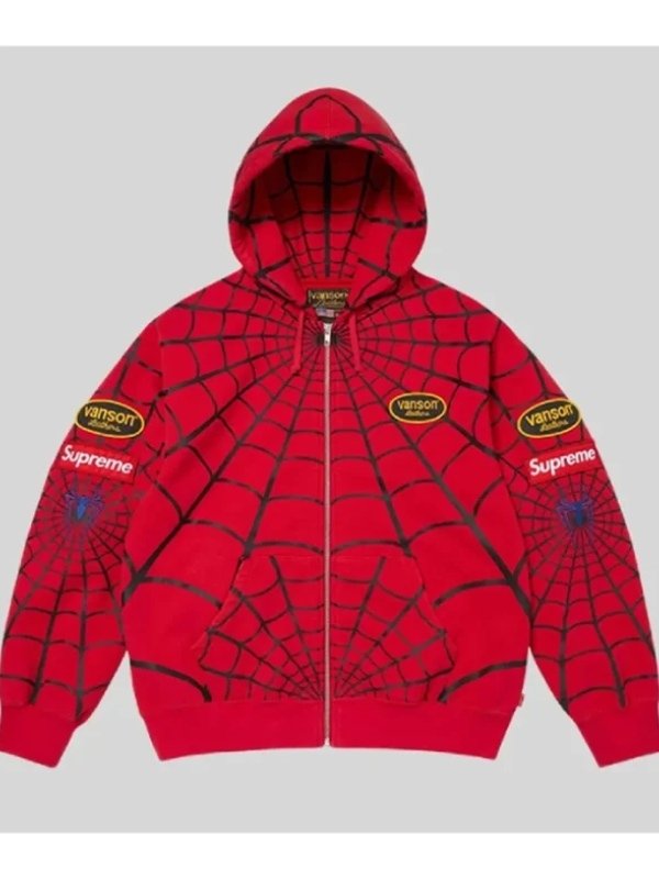 Spiderman Zip Up Hoodie