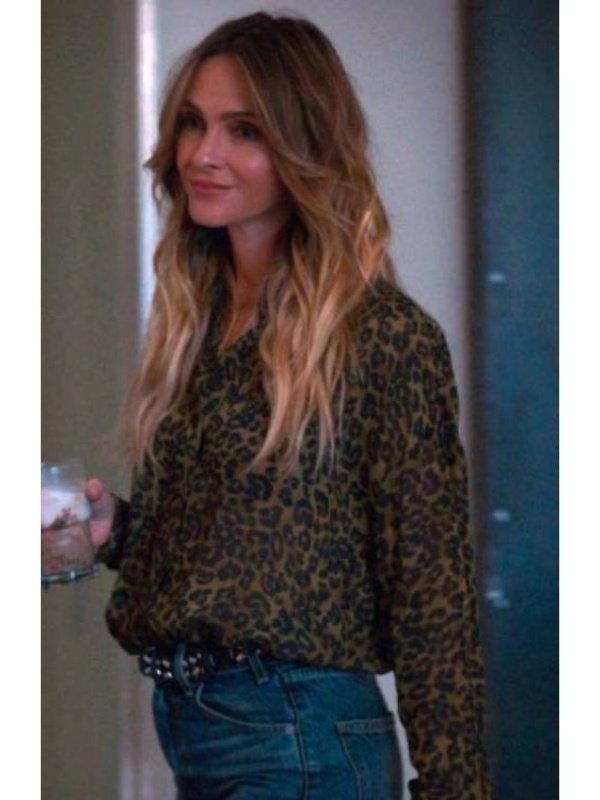 The Madison S1 Abigail Reese Leopard Blouse