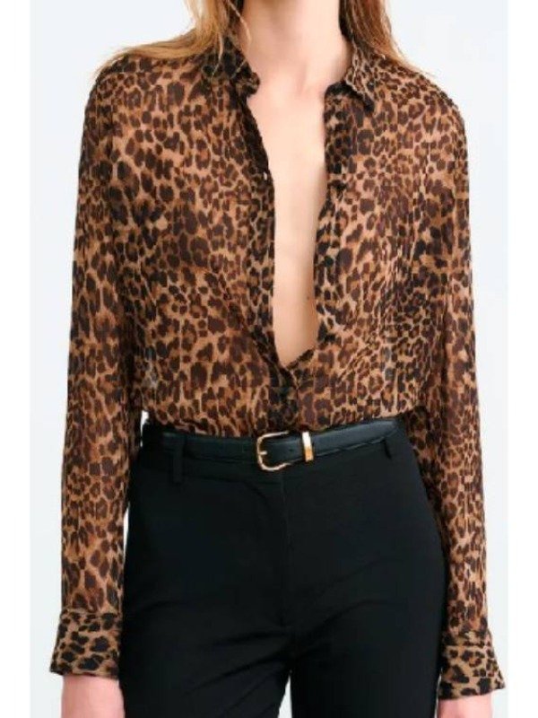 The Madison Season1 Abigail Reese Leopard Blouse