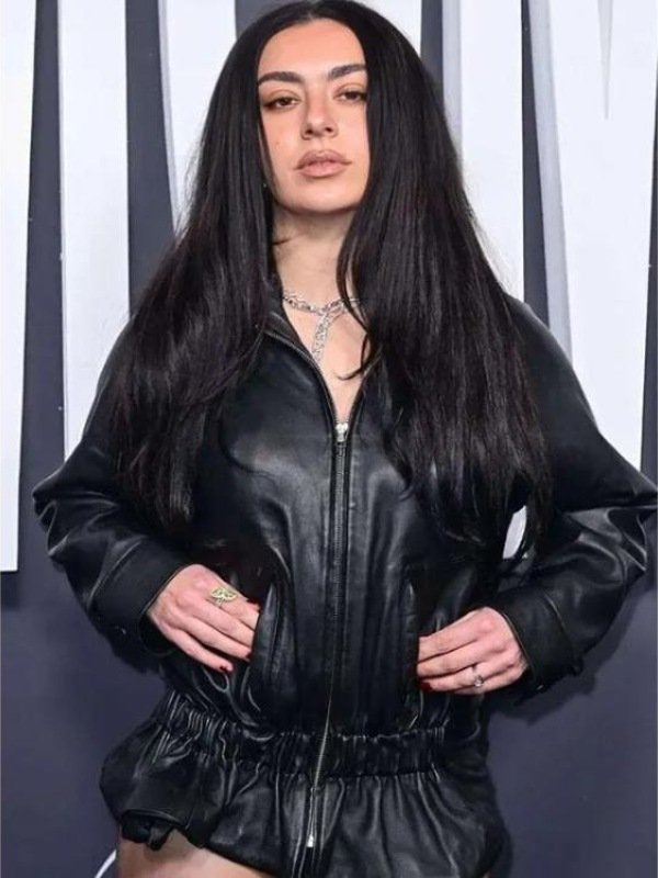 The Moment 2026 Charli XCX Leather Jacket